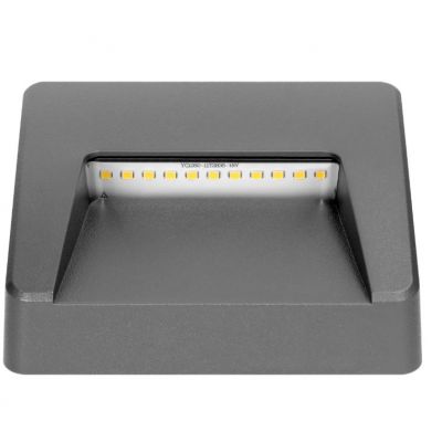  Lampa elewacyjna LED SLIGO 3W 240lm IP65 4000K biała neutralna szary ORNO (AD-OP-6609GL4)